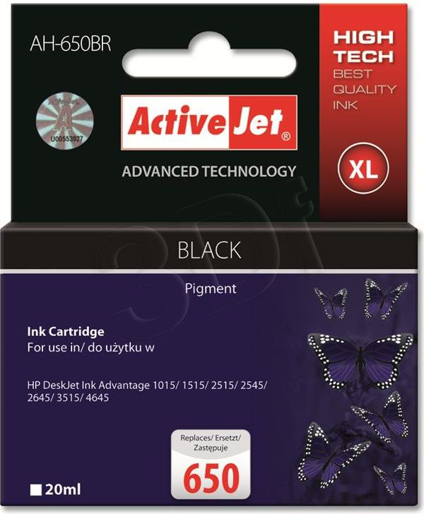 Tusz Activejet tusz AH-650BR / CZ101AE (black)