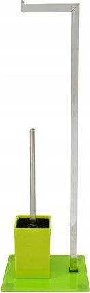 kontrast Stojak łazienkowy na szczotkę i papier toaletowy zielony