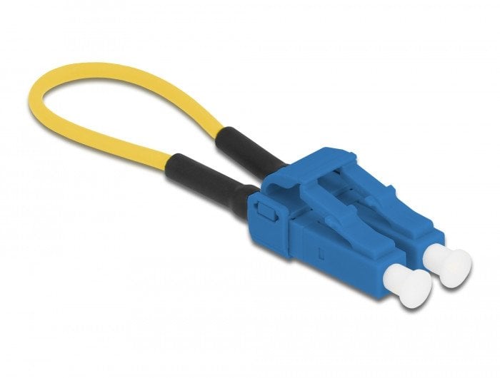 Delock LWL Loopback Adapter LC / UPC Singlemode blau