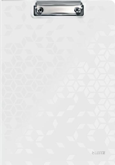Leitz Deska z klipem i okładką Leitz WOW, biała 41990001