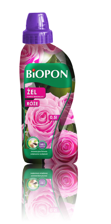 Biopon Nawóz mineralny w żelu do róż 0,5L (1291)