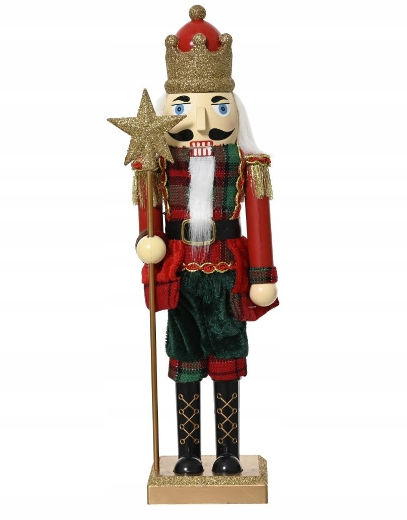 Figurka świąteczna Dziadek do orzechów plastikowy 41cm