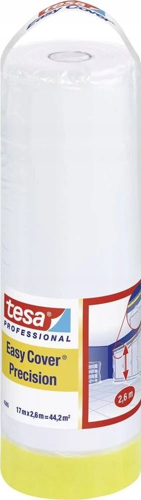 Folia malarska Tesa Folia ochronna tesa Professional Easy Cover Precision 17m x 2,6m