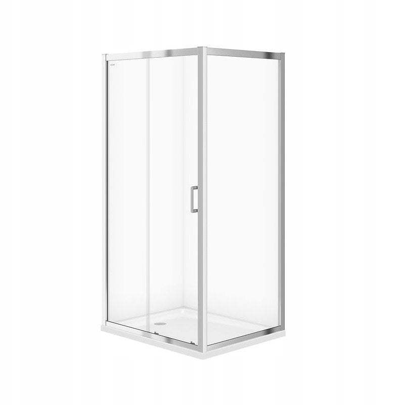 Cersanit S157-011 KABINA PRZESUWNA ARTECO 100X80X190 SZKŁO TRANSP. // KNC.ART-100X80-PRZES-TR