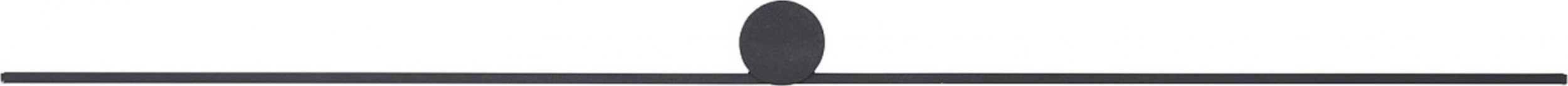 Kinkiet Nowodvorski Lampa ścienna Spin listwa nad lustro 17W kinkiet czarny