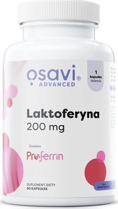 Osavi Osavi - Laktoferyna, 200mg, 60 kapsułek