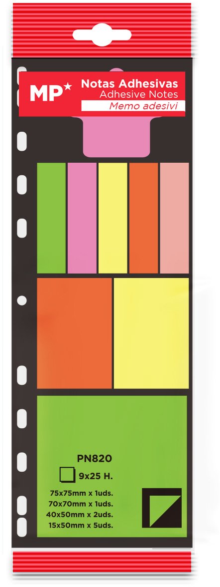 MP PN820 karteczki samoprzylepne 9 x 25k