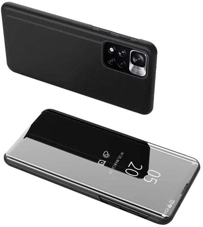 Clear View Case futerał etui z klapką Realme 9 Pro + (9 Pro Plus) czarny
