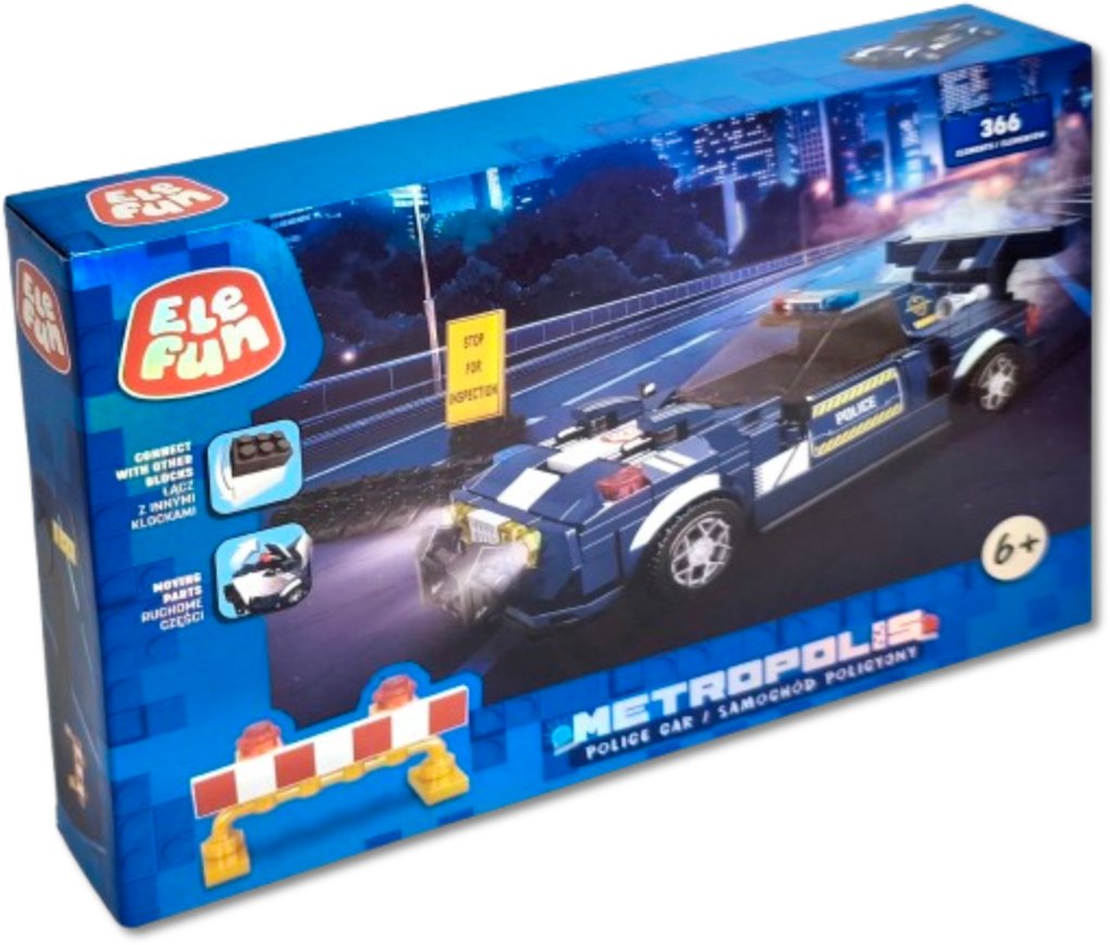 Elefun Klocki Metropolis Samochód Policyjny C5008