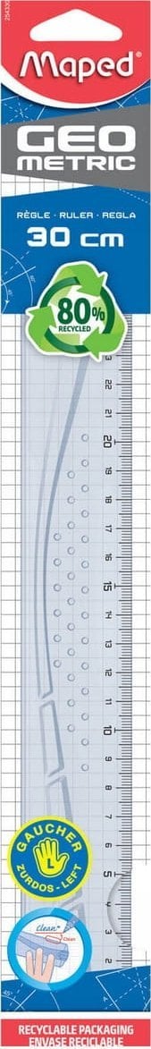 Maped Linijka Geometric 30 cm dla leworęcznych MAPED