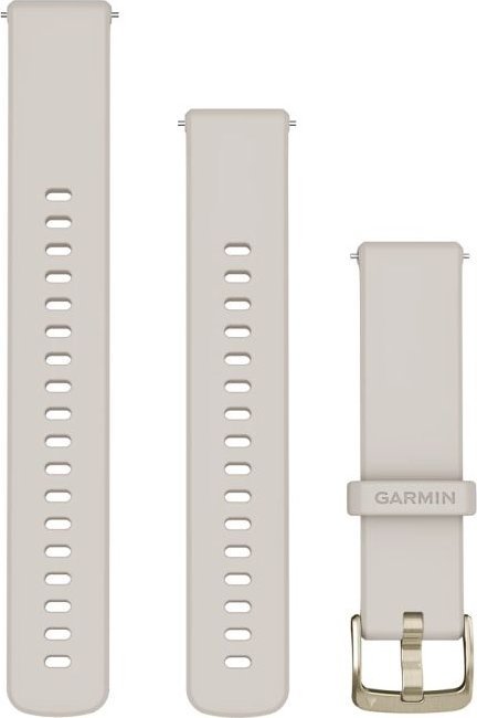 Garmin Garmin watch strap Venu 3S 18mm, ivory/gold