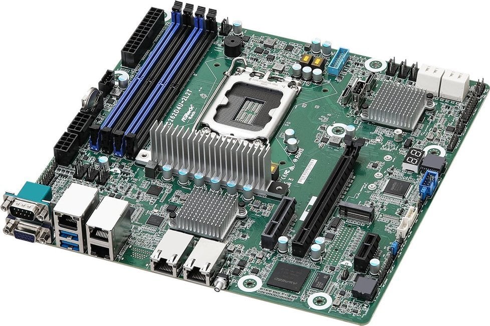 ASRock Mainboard EC262D4U-2L2T micro-ATX Sockel 1700 DDR5-only Single