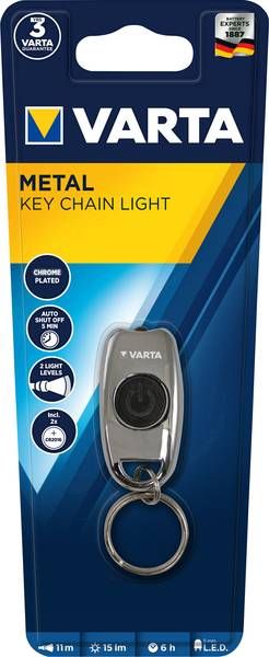 Latarka Varta LED Metal key chain (16603101401)