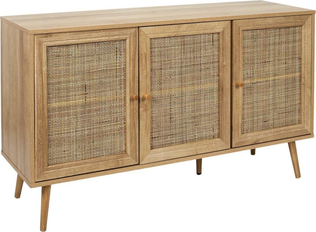 Intesi Komoda Bali trzydrzwiowa naturalna