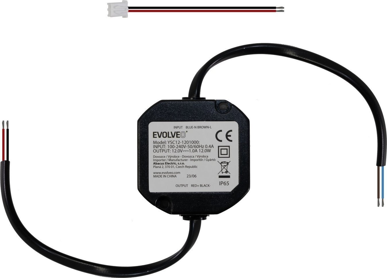 Evolveo EVOLVEO DoorPhone AHD7, Adaptér do instalační krabice 12V 1A