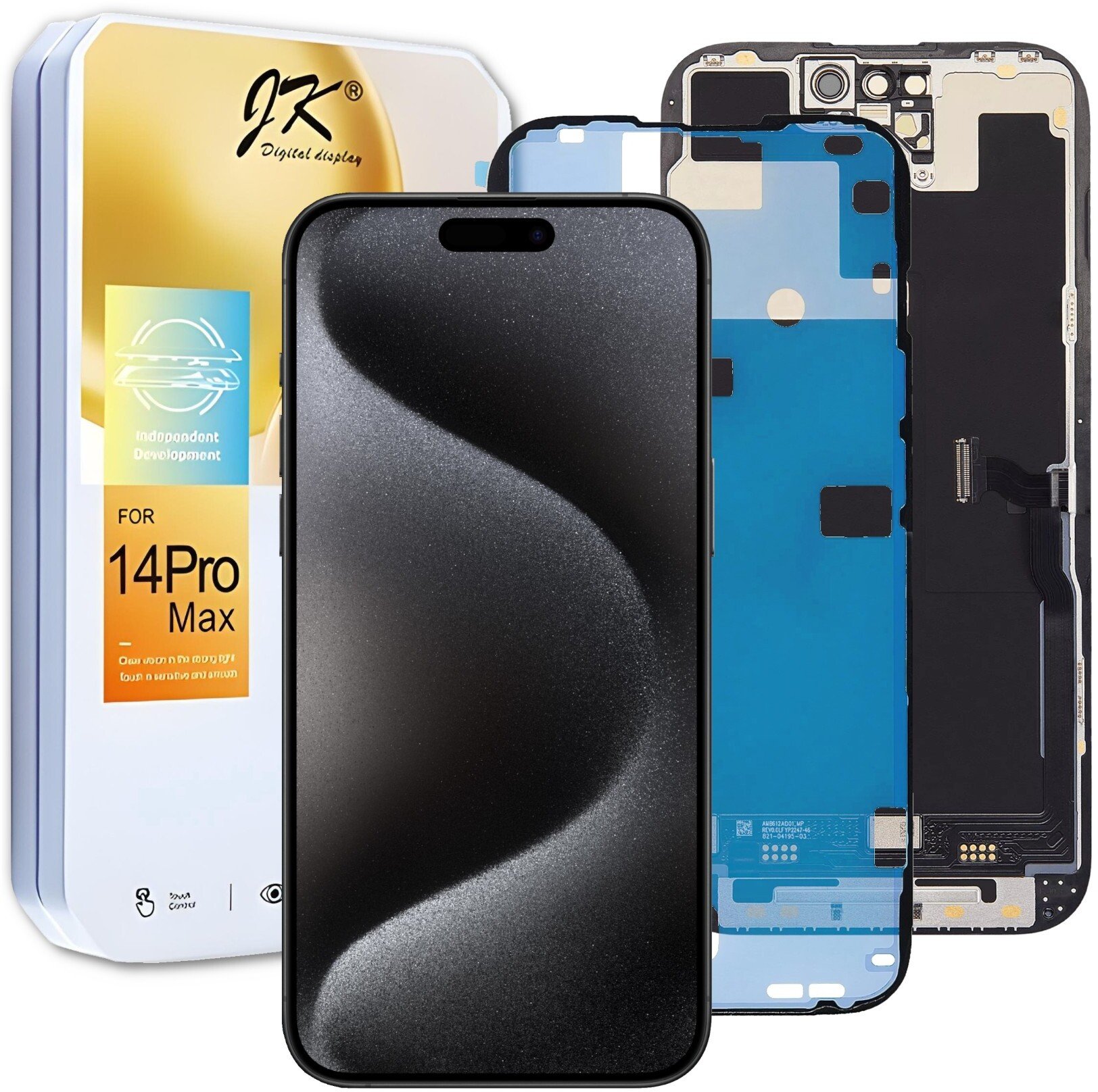 Wyświetlacz do iPhone 14 Pro Max LCD Ekran + Uszczelka Incell wersja JK