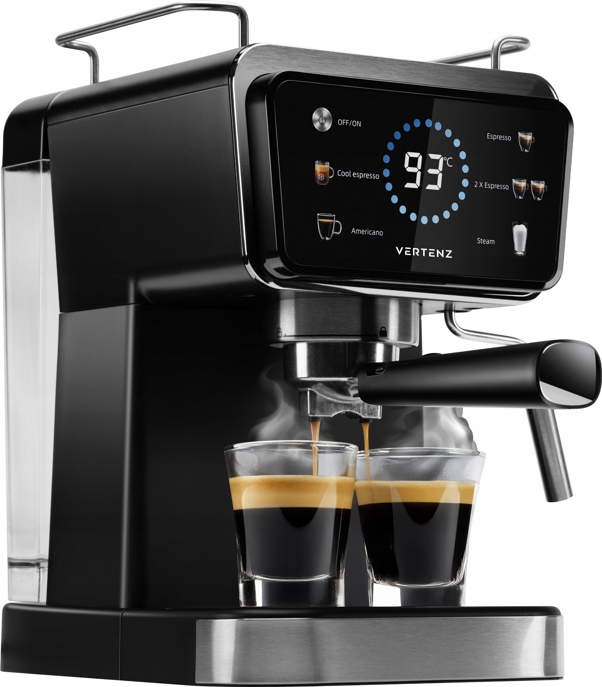 Ekspres Ciśnieniowy Kolbowy Vertenz 1350 W 20 Bar Thermoblock