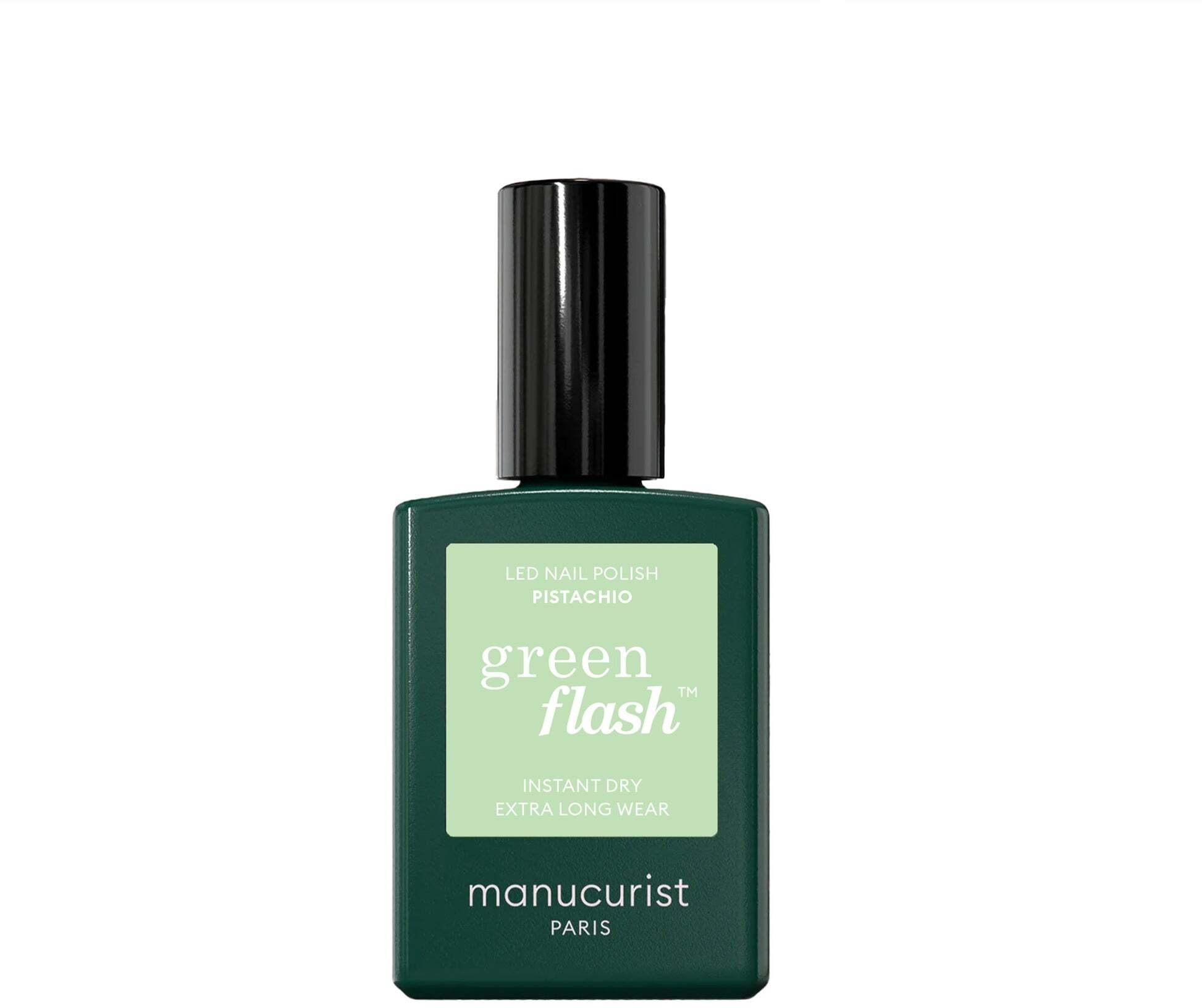 MANUCURIST_Green Flash Led Gel Nail Lacquer lakier do paznokci Pistachio 15ml