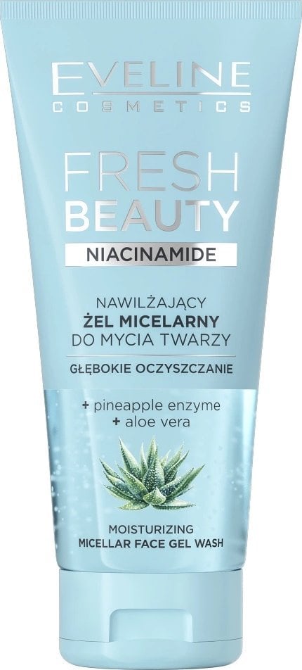 Eveline Fresh Beauty Nawilżający żel micelarny do mycia twarzy z niacynamidem 150 ml