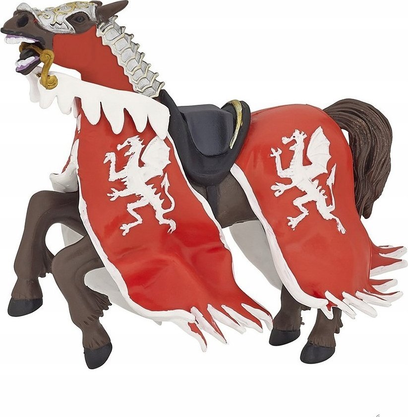 Figurka Papo Koń czerwonego Króla smoka