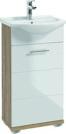 Deftrans CABINET WASHBASIN BARI D45 WHITE/WOOD
