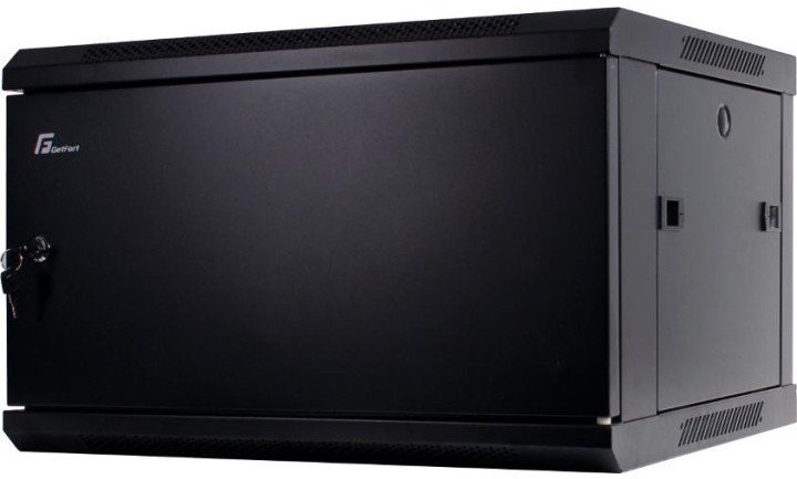Szafa Rack Getfort 19 Cali 6U 600X450 Wisząca Drzwi Stalowe