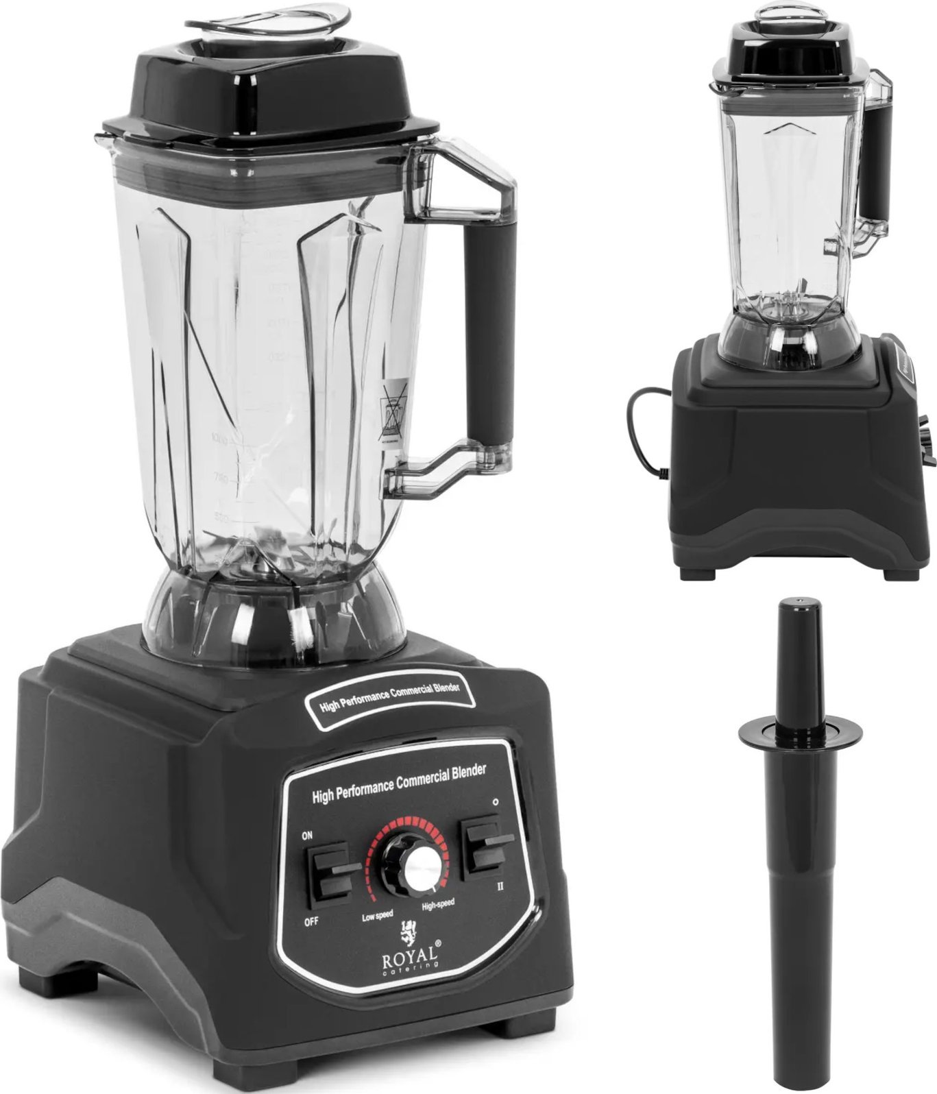 Royal Catering Blender kielichowy z trybem pulsacyjnym 2.5 l 24500 obr./min 1680 W Blender kielichowy z trybem pulsacyjnym 2.5 l 24500 obr./min 1680 W