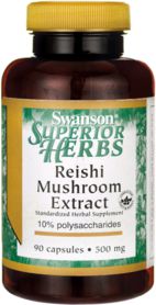 Swanson Reishi Mushroom Extract 90 kaps.