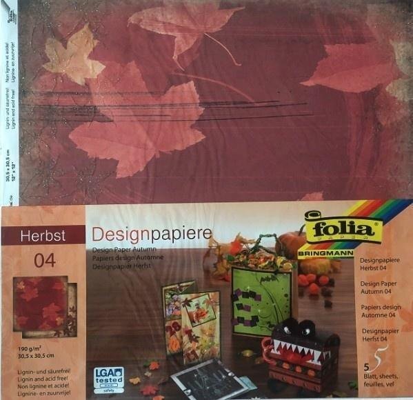 Penword Papier wzorniczy 190 g/m2 30,5x30,5cm 5 arkuszy