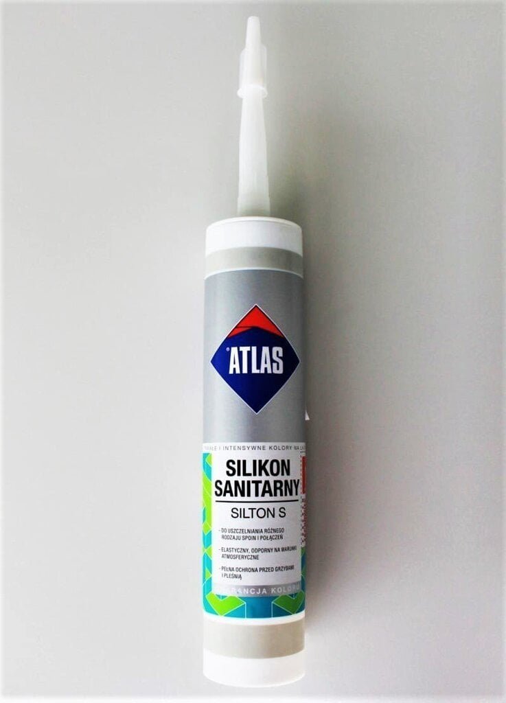 Silikon sanitarny ATLAS SILTON S 000-N, 280 ml, bezbarwny