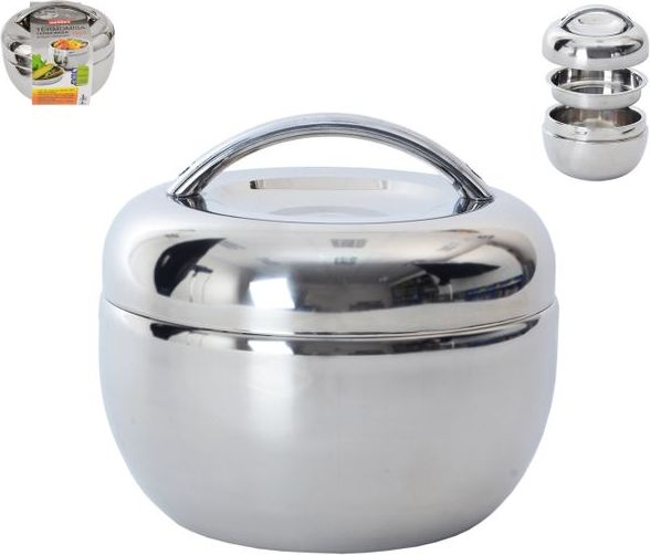 Banquet Termos obiadowy Apple 1 l Srebrny