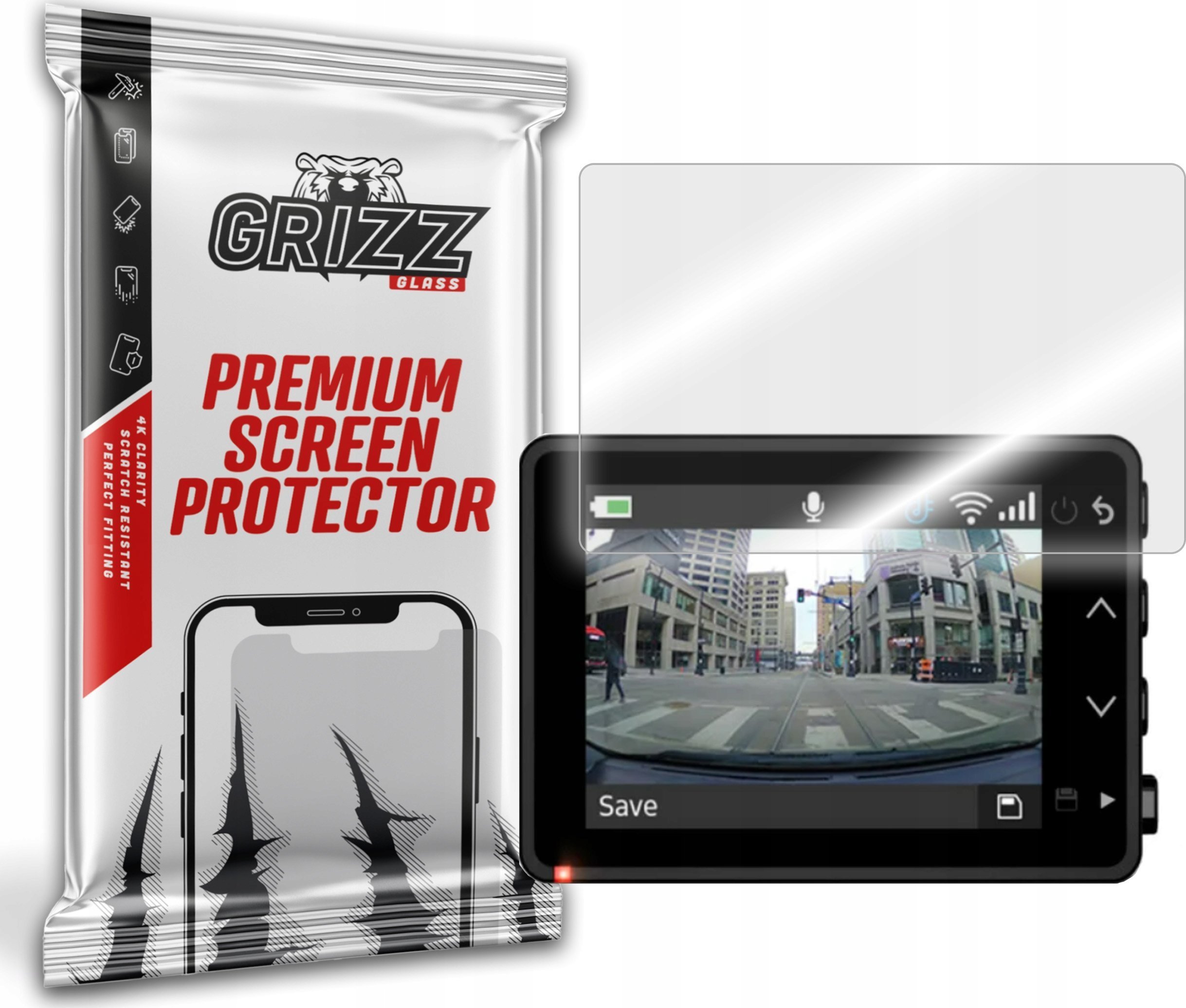 GrizzGlass Szkło hybrydowe GrizzGlass HybridGlass Garmin Dash Cam 67W