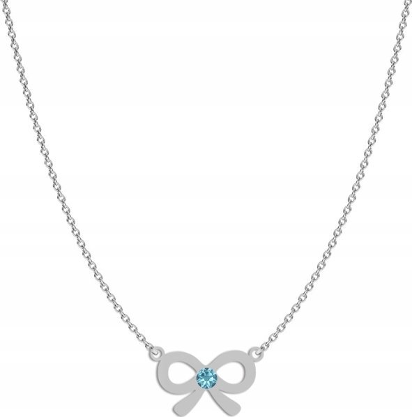 Radziszewska Jewellery Srebrny Naszyjnik KOKARDKA DEDYKACJA GRATIS