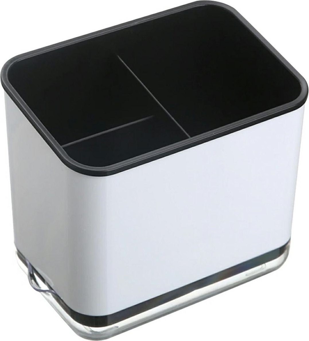 ATL AG886A Pojemnik ociekacz na sztućce biało-czarny