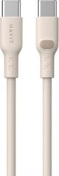 Kabel USB Havit USB-C - USB-C 2 m Beżowy (CB6284 2.0m)