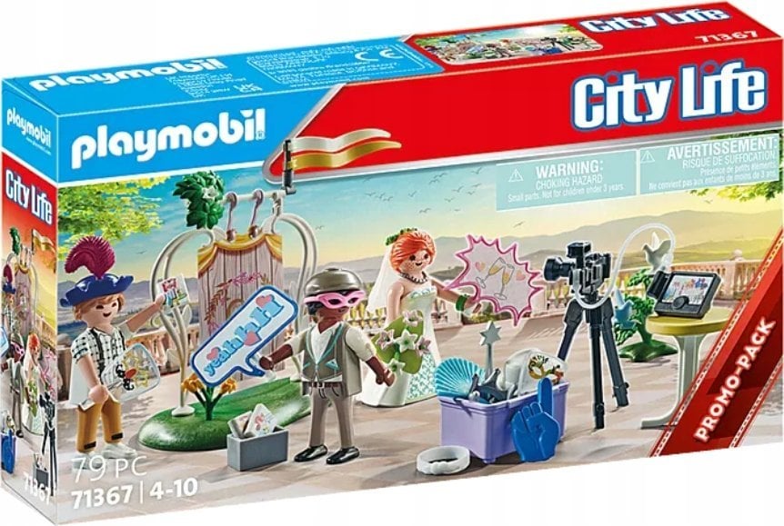 Playmobil Zestaw z figurkami City Life 71367 Ślubna fotobudka