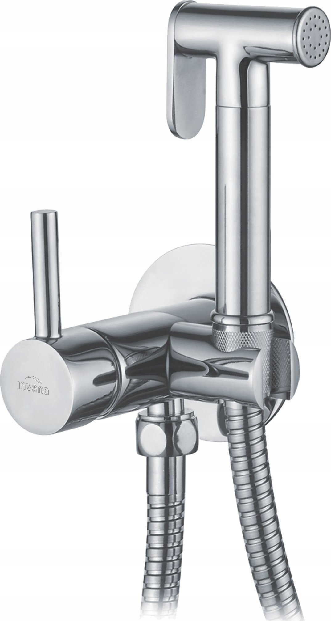 Bateria bidetowa Invena BATERIA BIDETOWA PODTYNK OKRAGLA, CHROM
