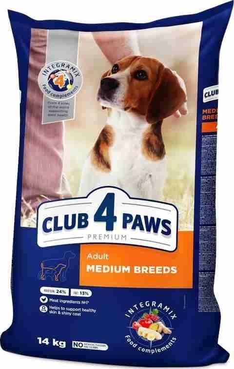 Club 4 Paws Karma dla psa Medium 14kg