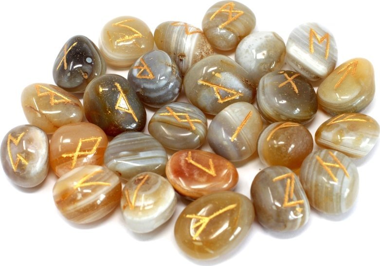 Art-Pol Kamień runiczny - Agat Pręgowany