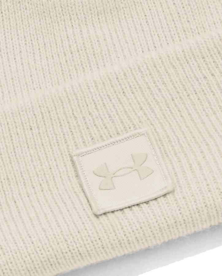 Czapka zimowa Under Armour Halftime Cuff beżowa