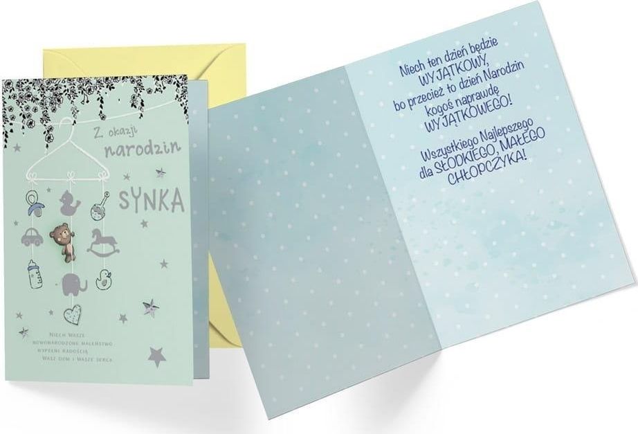 KUKARTKA Karnet B6 DK-745 Narodziny synka
