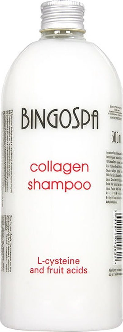 BingoSpa Szampon kolagenowy z L-cysteiną i kwasami owocowymi 500ml
