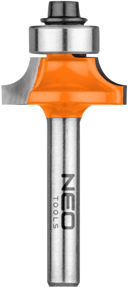 Frez kształtowy z łożyskiem, zaokrąglający, TCT, 22.5 x 9 mm, trzpień 6 mm