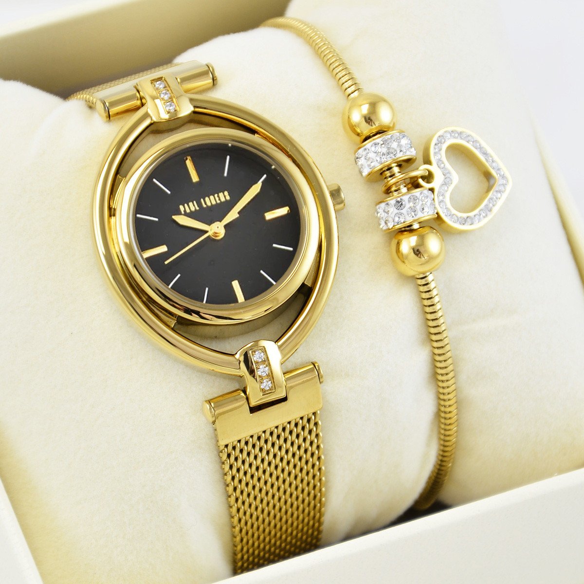 Zestaw damski zegarek Paul Lorens SERENA - 13628B-1D1 + bransoletka