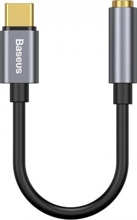 Adapter USB Baseus L54 USB-C - Jack 3.5mm Szary (CATL54-0G)