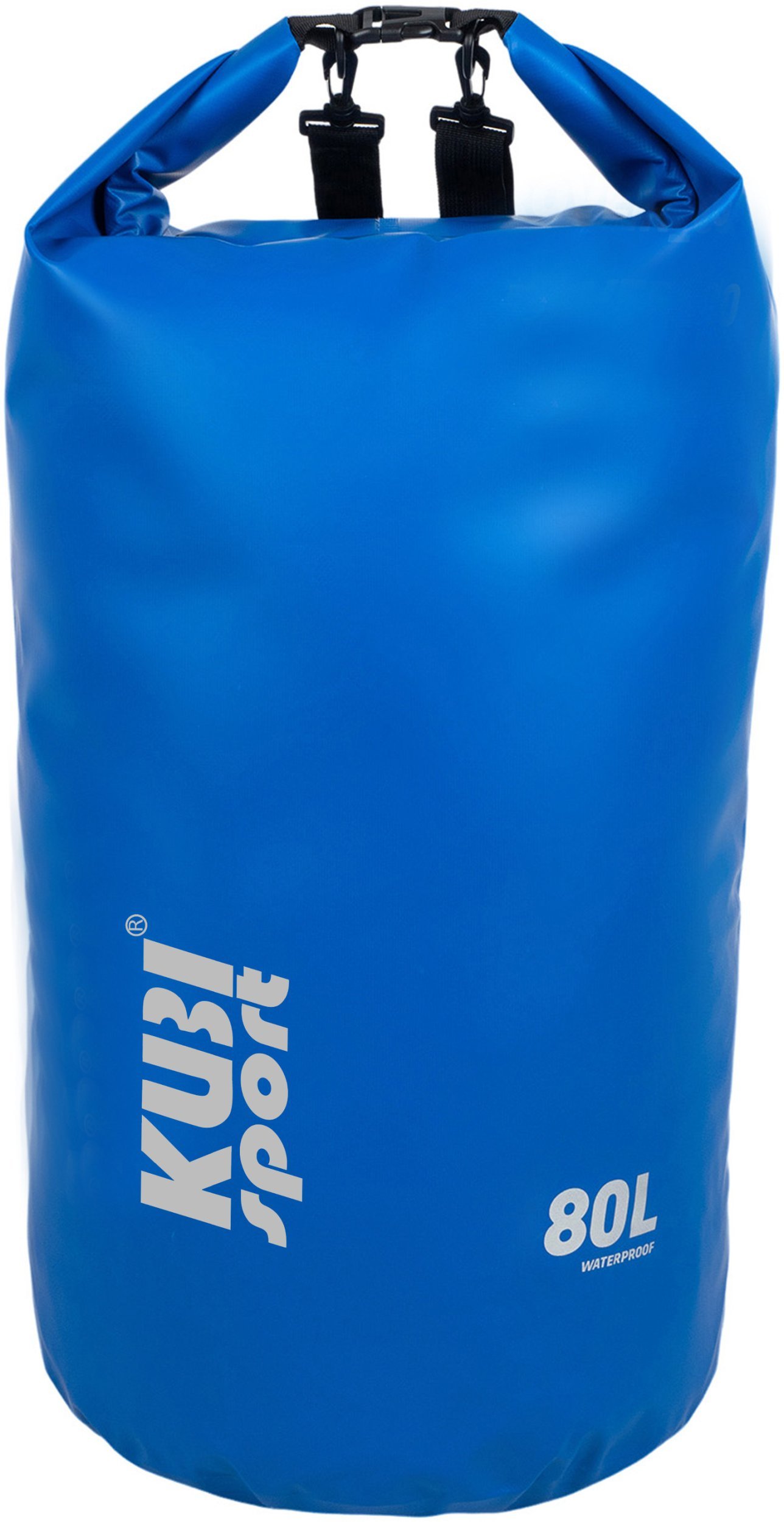 Wodoodporna Torba Worek Wodoszczelny na Łódź Kajak Niebieski KUBISPORT 80 l