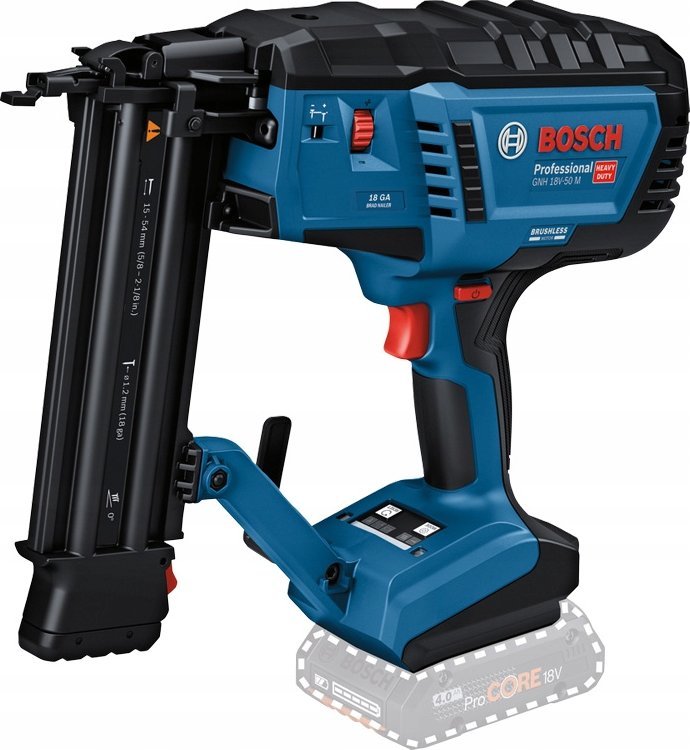 Zszywacz Bosch Bosch cordless wood nailer GNH 18V-50 M Professional solo, 18Volt (blue/black, without battery and charger)