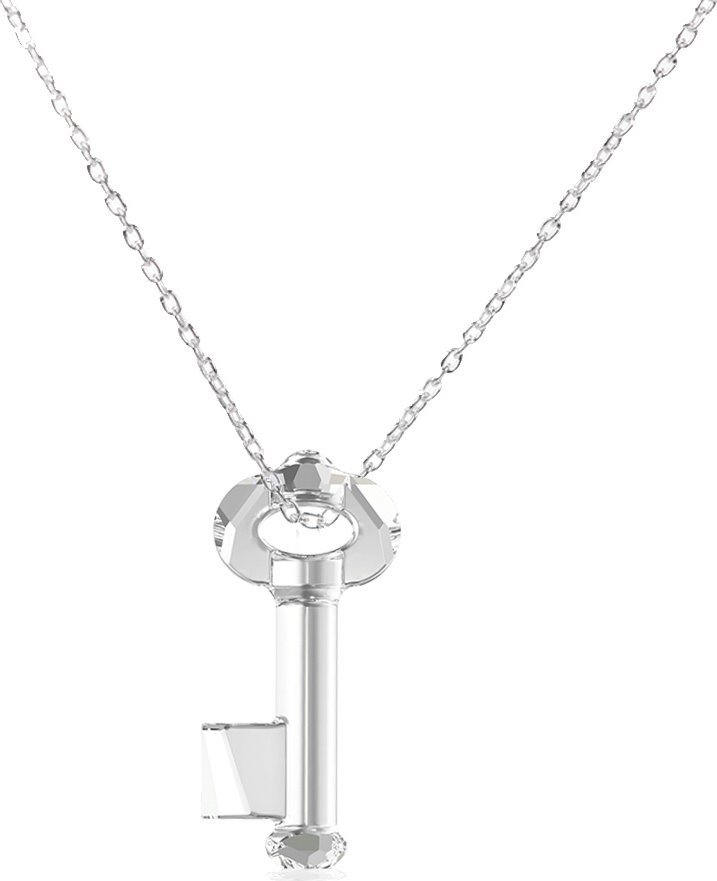 Radziszewska Jewellery Naszyjnik KLUCZ kryształowy srebro