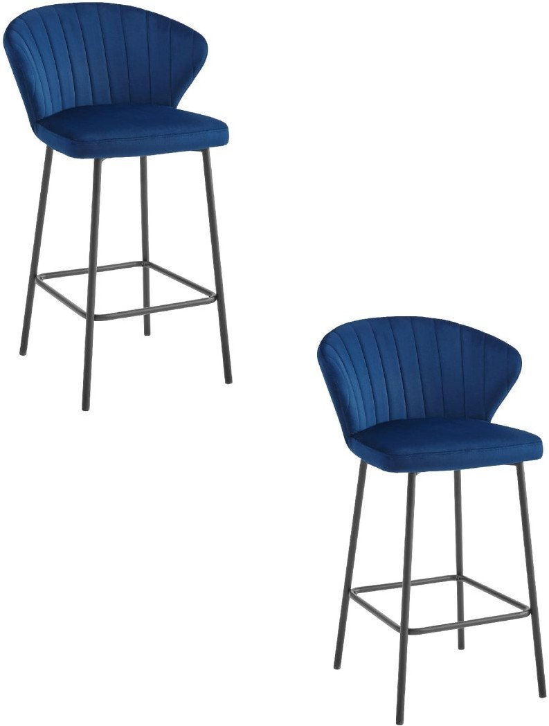 Hoker GATTA - aksamit granat / nogi czarne x 2