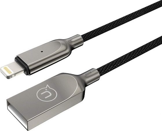 Kabel USB Usams USB-A - Lightning 0.6 m Czarny (63846-uniw)